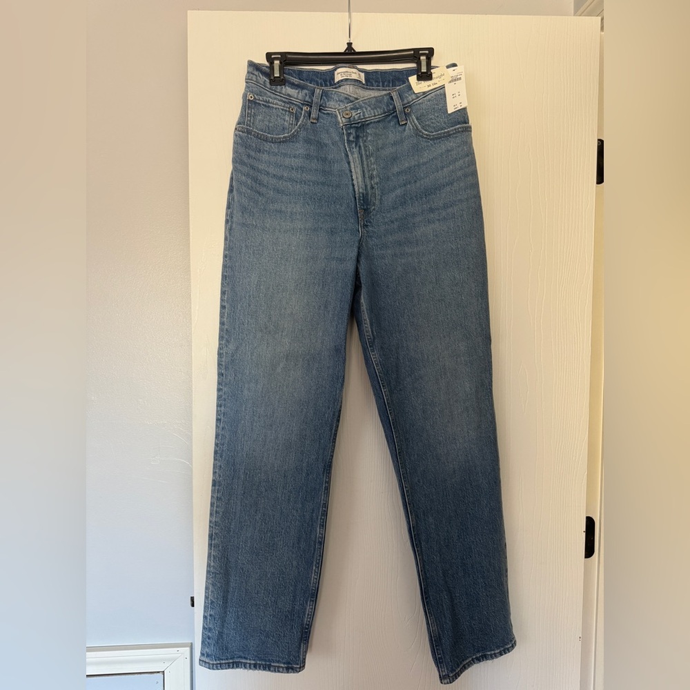 Abercrombie Blue The ‘90s Straight Jeans 30/10R